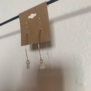 Triangle Earrings 🐚